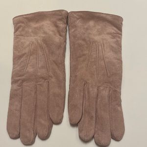 Genuine Pink leather gloves never worn